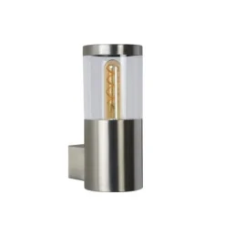 Lucide FEDOR - Wandlamp Buiten - 1xE27 - IP44 - Mat chroom