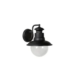 Lucide FIGO - Wandlamp Buiten - Ø 21,3 cm - 1xE27 - IP44 - Zwart