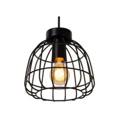 Lucide FILOX Hanglamp-Zwart-3xE27-40W-Metaal