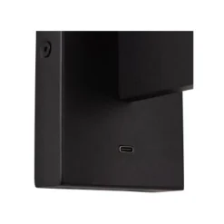 Lucide FINAN Wandlamp-Zwart-LED-6W-2700K