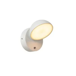 Lucide FINN Wandlamp Buiten-Wit-LED-12W-3000K-IP54-Metaal