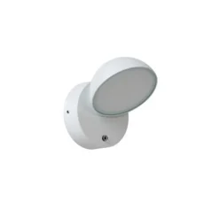 Lucide FINN Wandlamp Buiten-Wit-LED-12W-3000K-IP54-Metaal