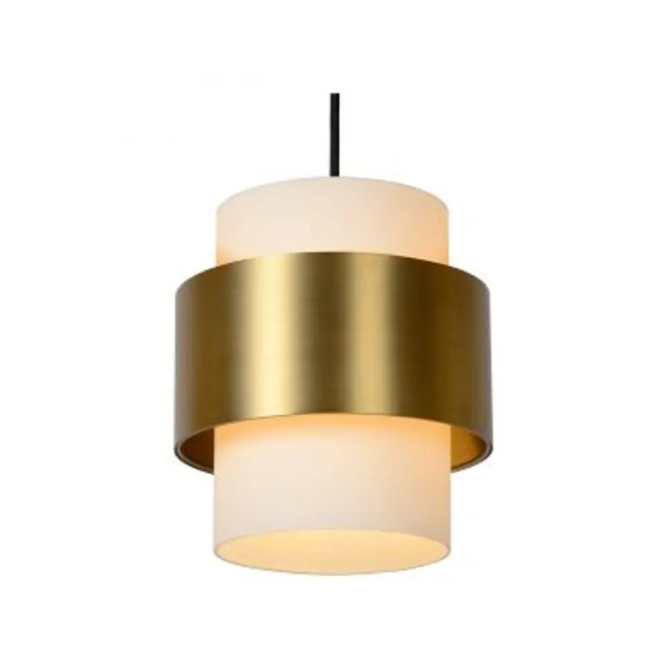 Lucide FIRMIN Hanglamp-Mat Go.-3xE27-40W-Glas