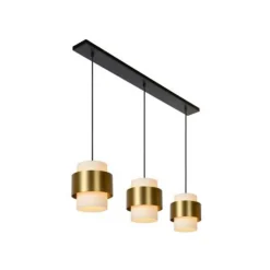 Lucide FIRMIN Hanglamp-Mat Go.-3xE27-40W-Glas