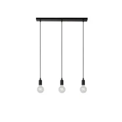 Lucide FIX MULTIPLE Pendel 3xE27/60W Zwart