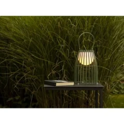 Lucide FJARA - Tafellamp Buiten - Ø 17,5 cm - LED Dimb. - 1x0,3W 3200K - IP44 - Groen Lucide