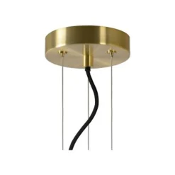 Lucide FLORIEN - Hanglamp - Ø 28 cm - 1xE27 - Amber