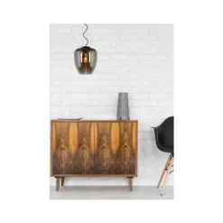 Lucide FLORIEN - Hanglamp - Ø 28 cm - 1xE27 - Fumé Lucide