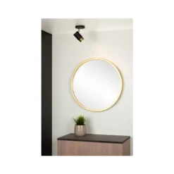 Lucide FLORIS - Plafondspot - Ø 10 cm - 1xGU10 - Zwart