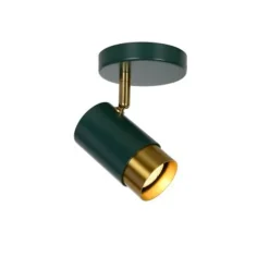 Lucide FLORIS - Plafondspot - Ø 10 cm - 1xGU10 - Groen