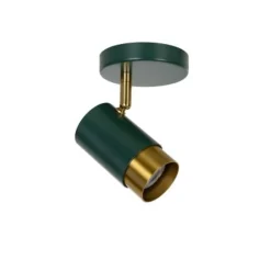 Lucide FLORIS - Plafondspot - Ø 10 cm - 1xGU10 - Groen