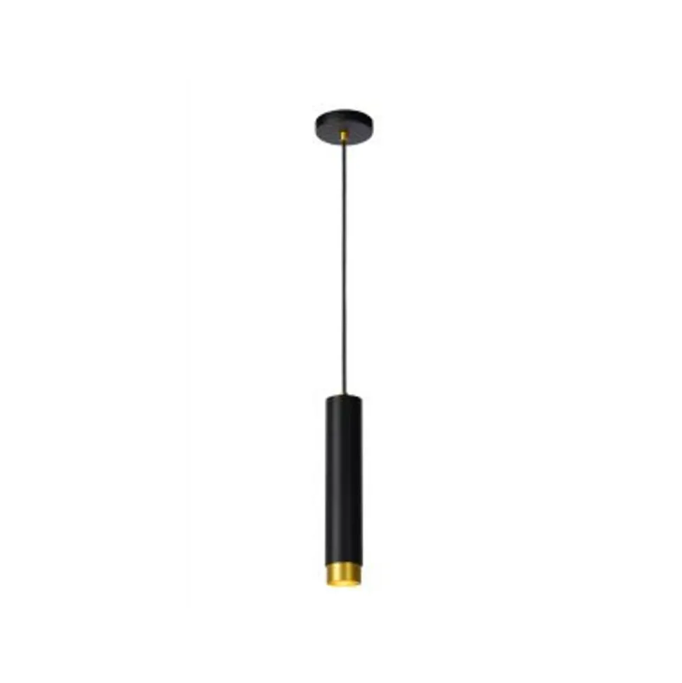 Lucide FLORIS Hanglamp-Zwart-Ø5,9-1xGU10-40W-Alumin.