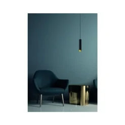Lucide FLORIS Hanglamp-Zwart-Ø5,9-1xGU10-40W-Alumin.