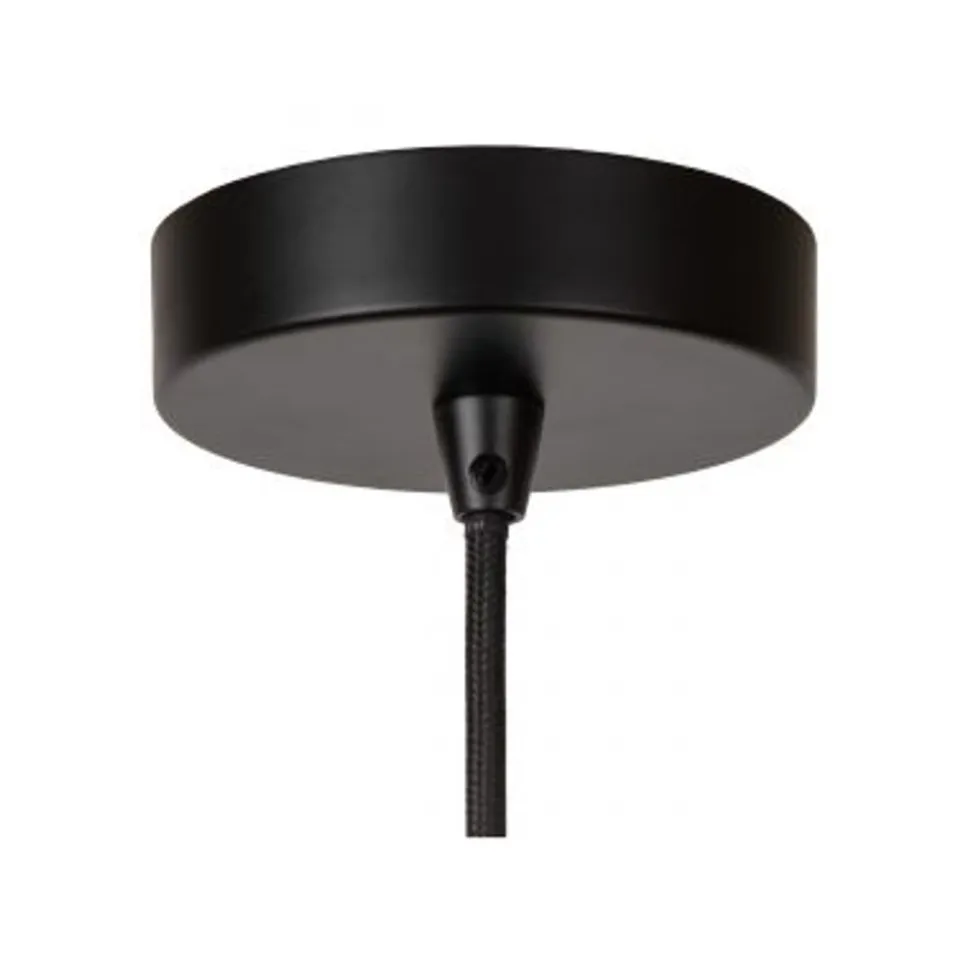 Lucide FOLD Hanglamp-Wit-Ø40-1xE27-40W-Stof