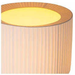 Lucide FOLD Vloerlamp-Wit-Ø45-1xE27-40W-Stof