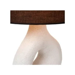 Lucide FORMA Tafellamp-Wit-1xE27-40W-Kerami.