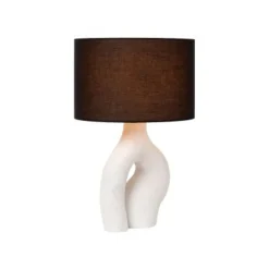 Lucide FORMA Tafellamp-Wit-1xE27-40W-Kerami.