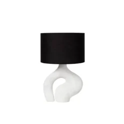 Lucide FORMA Tafellamp-Wit-1xE27-40W-Kerami.