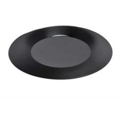 Lucide FOSKAL - Plafonnière - Ø 34,5 cm - LED - 1x12W 2700K - Zwart Lucide