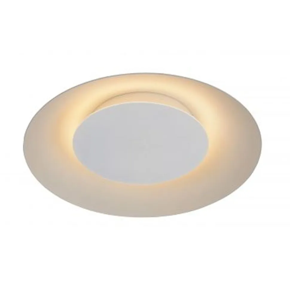 Lucide FOSKAL - Plafonnière - Ø 34,5 cm - LED - 1x12W 2700K - Wit