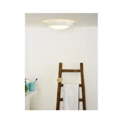 Lucide FRESH - Plafonnière Badkamer - Ø 35 cm - 2xE27 - IP44 - Wit Lucide