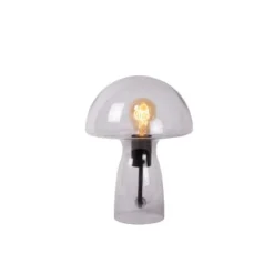 Lucide FUNGO Tafellamp-Fumé-1xE27-60W-Glas