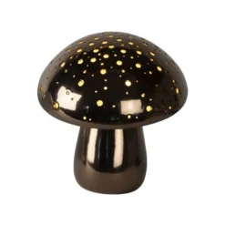 Lucide FUNGO Tafellamp-Zwart .-1xE14-25W-Porsel.