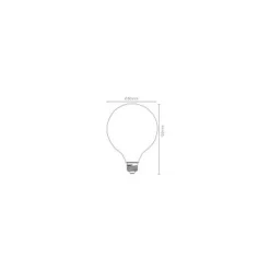 Lucide G80 - Filament lamp - Ø 8 cm - LED Dimb. - E27 - 1x8W 2700K - 3 StepDim - Opaal Lucide