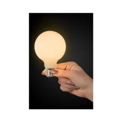 Lucide G80 - Filament lamp - Ø 8 cm - LED Dimb. - E27 - 1x8W 2700K - 3 StepDim - Opaal Lucide