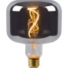 Lucide G118 - Filament lamp - Ø 11,8 cm - LED Dimb. - E27 - 1x4W 2200K - Fumé Lucide
