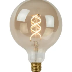 Lucide G125 - Filament lamp - Ø 12,5 cm - LED Dimb. - E27 - 1x5W 2200K - 3 StepDim - Fumé Lucide