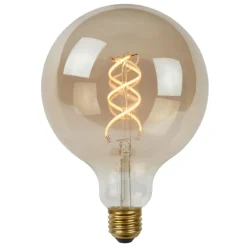 Lucide G125 - Filament lamp - Ø 12,5 cm - LED Dimb. - E27 - 1x5W 2200K - 3 StepDim - Fumé Lucide