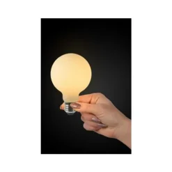 Lucide G80 - Filament lamp - Ø 8 cm - LED Dimb. - E27 - 1x5W 2700K - Opaal