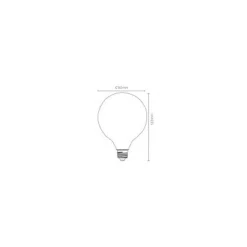 Lucide G80 - Filament lamp - Ø 8 cm - LED Dimb. - E27 - 1x5W 2700K - Opaal