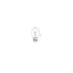 Lucide G45 - Filament lamp - Ø 4,5 cm - LED Dimb. - E27 - 1x3W 2200K - Amber