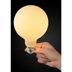 Lucide G125 - Filament lamp - Ø 12,5 cm - LED Dimb. - E27 - 1x5W 2700K - Opaal Lucide
