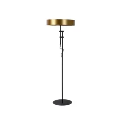Lucide GIADA - Vloerlamp - Ø 45 cm - 2xE27 - Mat Goud / Messing