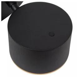 Lucide GIAN - Wandlamp - LED Dimb. - Zwart