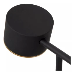 Lucide GIAN Vloerlamp-Zwart-LED Dimb.-8W-2700K-12V-Metaal