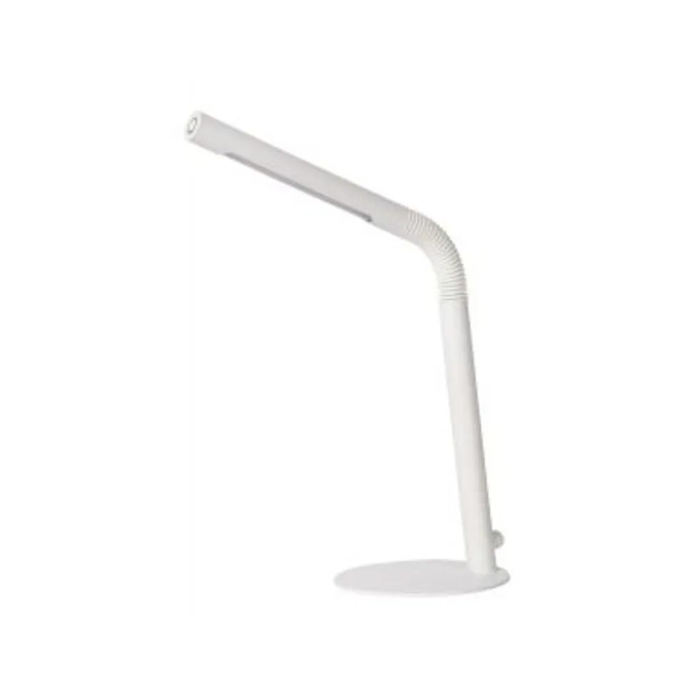 Lucide GILLY Bureaulamp-Wit-LED Dimb.-3W-2700K-Metaal