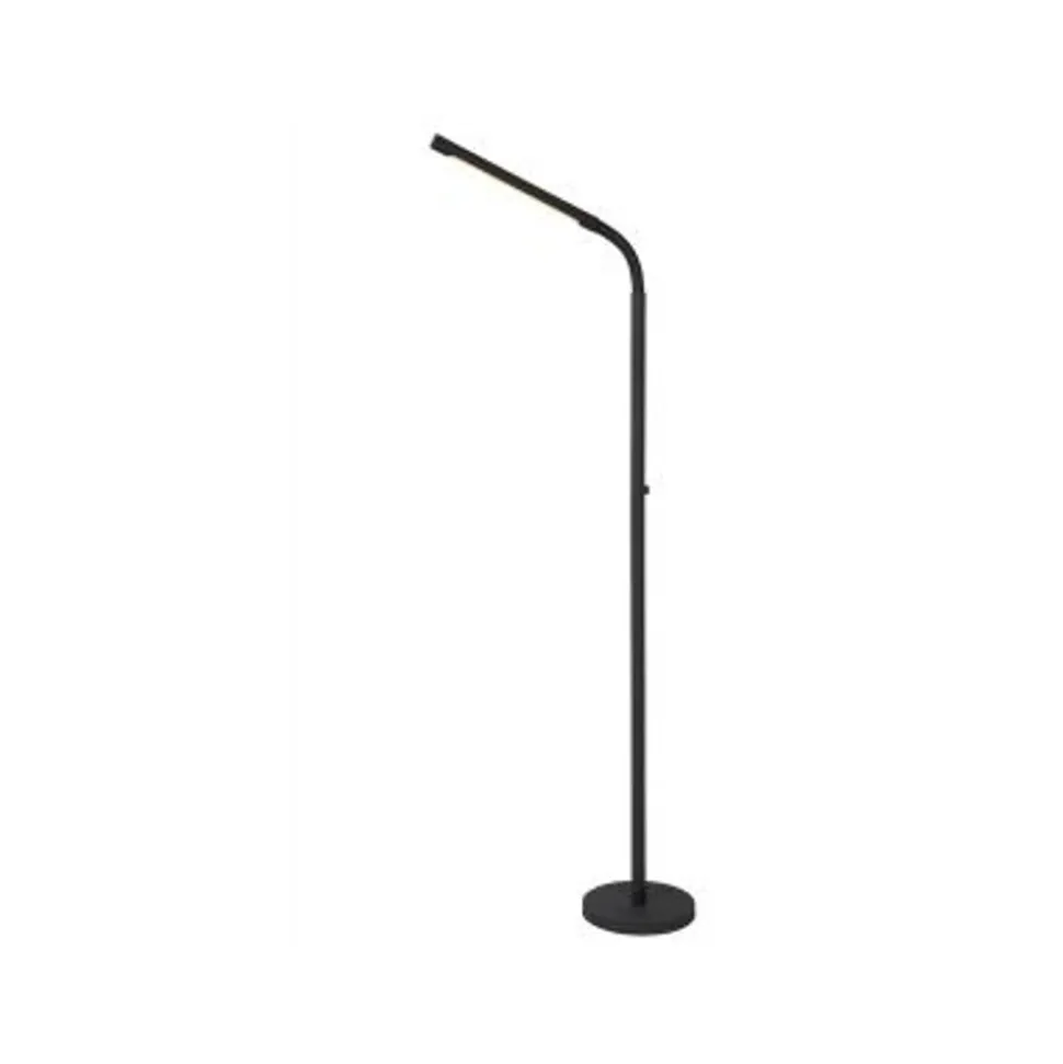 Lucide GILLY Leeslamp-Zwart-LED Dimb.-3W-2700K-Metaal
