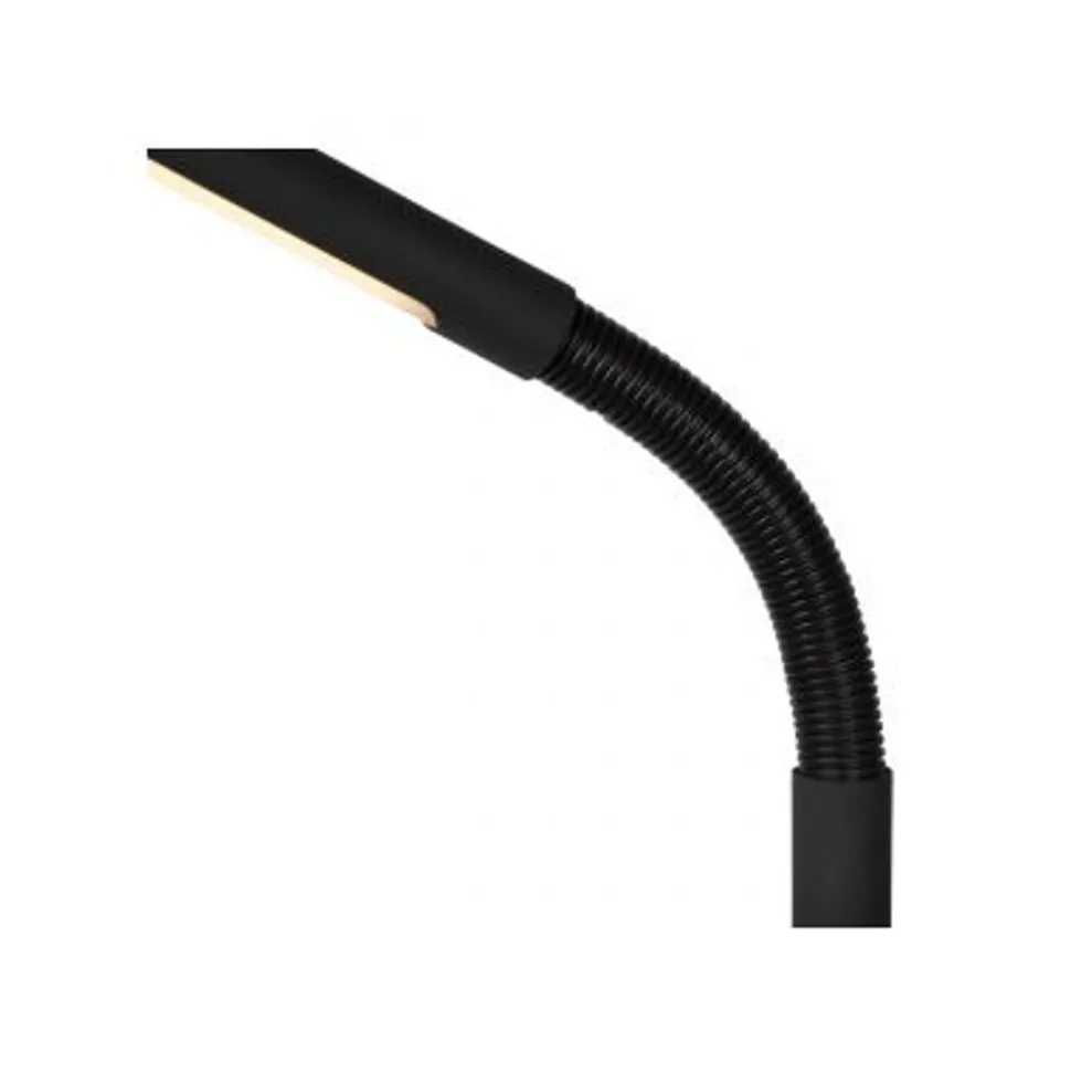 Lucide GILLY Leeslamp-Zwart-LED Dimb.-3W-2700K-Metaal