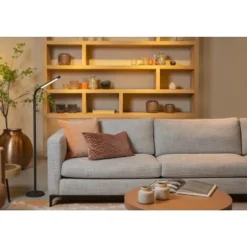 Lucide GILLY Leeslamp-Zwart-LED Dimb.-3W-2700K-Metaal