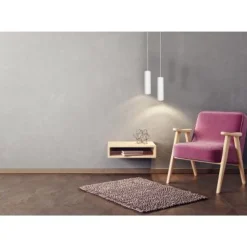 Lucide GIPSY - Hanglamp - Ø 7 cm - 1xGU10 - Wit