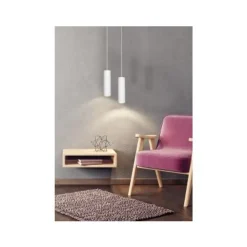 Lucide GIPSY - Hanglamp - Ø 7 cm - 1xGU10 - Wit