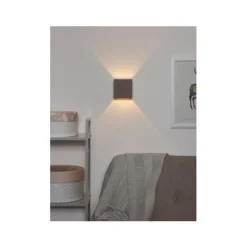 Lucide GIPSY - Wandlamp - 1xG9 - Taupe