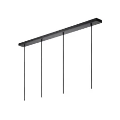 Lucide GIPSY Hanglamp 4x E27 Zwart Beton