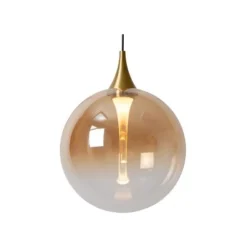 Lucide GISELA Hanglamp-Amber-Ø16-LED-3,6W-2700K-Glas