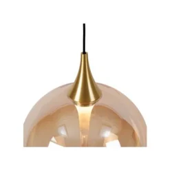 Lucide GISELA Hanglamp-Amber-Ø16-LED-3,6W-2700K-Glas