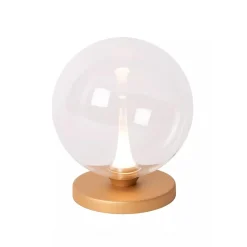 Lucide GISELA Tafellamp-Transp.-Ø16-LED-4W-2700K-Glas